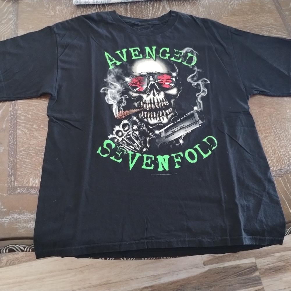 Avenged Sevenfold Black Graphic T-Shirt